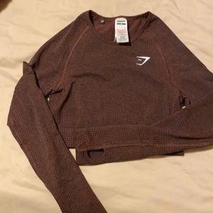 Gymshark vital seamless long sleeve crop top